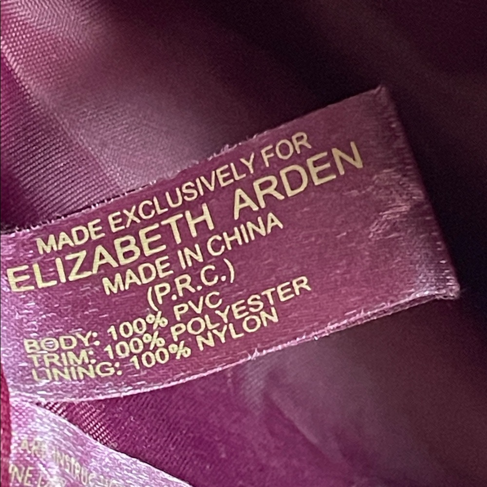 Elizabeth Arden purple weekender bag - Vintage - Picture 7 of 8